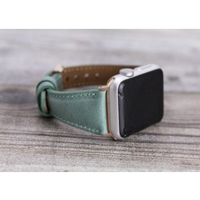 BloominBag Alaıs Aqua Deri Apple Watch KORDONU(44/45/46/49MM)
