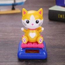 Herşey Trend Güneş Enerjili Solar Sallanan Kedi