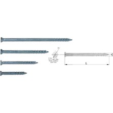 Bezos Buldex Vida 7,5X180 Dubelsiz Vida 18 cm 10 Adet