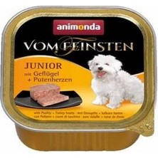 Bezos Vom Feinsten Kümes Hayvanlı ve Hindi Yürekli Yavru Köpek Konservesi 150 gr