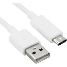 Mykablo USB Type-C Data+Şarj Kablosu Beyaz 1 Metre