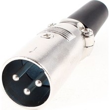 Mykablo 3 Pin XLR Erkek Kelepçeli Jack