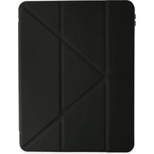 Marsilyan Mey Ithalat®  Samsung Galaxy X200 Tab A8 10.5 Kılıf Kalemlikli Mars Tablet Kılıfı - Siyah