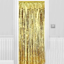 Tios Shop Krm Işıltılı Duvar ve Kapı Perdesi Gold 90X200 cm (5047) Krm