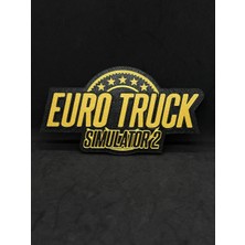 Goka 3D Craft Euro Truck Simulator 2 (ETS2) Temalı 3D Duvar Dekoru - 18 cm Slim Versiyon (Çift Taraflı Bantlı)