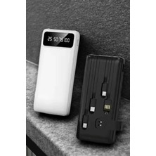 Tios Shop Krm Powerbank 20.000 Mah LCD Ekran USB Lightning Type-C Uyumlu Ios ve Android Krm