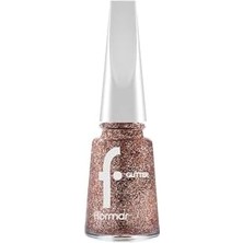Yoğun Simli Şeffaf Oje - Glitter Nail Enamel - GL043 Rosegold
