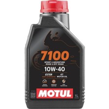 Motul 7100 10W40 4t Sentetik Yağ 1 lt Viskozite 10W-40 Yüksek Performans ve Koruma