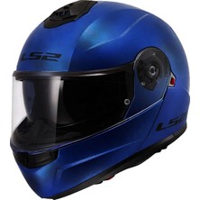 Çene Açılır Kask Ls2 Strobe 2 Navy Mat Mavi Orjinal L