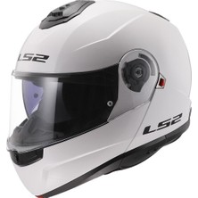 Çene Açılır Kask Ls2 Strobe 2 Beyaz Orjinal Vizörlü M
