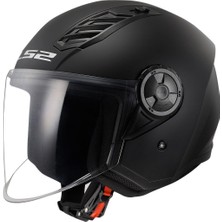 Çenesiz Kask Ls2 Aırflow 2 Mat Siyah Orjinal M