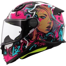 Çocuk Kask Ls2 Kıd Cyberg Mat Mor Orjinal L