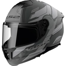 Kapalı Kask Ls2 Stream 2 Shadow Mat Tıtanyum Orjinal Vizörlü L