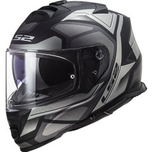Kapalı Kask Ls2 Storm 2 Faster Mat Tıtanyum Orjinal Vizörlü M