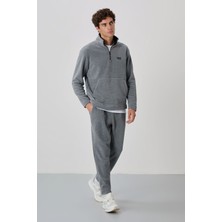 Air Jones Carol Gri Melanj Polar Erkek Eşofman Takım - 85226