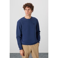Air Jones Omar İndigo Şardonlu Erkek Sweatshirt - 88137