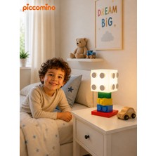 Piccomino Özel 3D Baskılar LEGO Tasarımlı Çocuk Odası Abajuru
