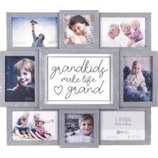 Grandkids Kolaj Resim Çerçevesi Gri
