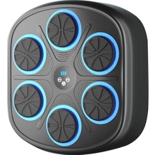 Müzikli Boks Makinesi - 9 Farklı Mod &amp; 9 Hız Ayarı, Bluetooth Hoparlörlü, LED Işıklı, Yumruk Absorbe Edici, Eldiven Hediyeli, Çocuklar &amp; Yetişkinler Için Eğitici Duvar Boks Makinesi