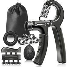 Vicloon 5 Parça Set Kavrama Güçlendirici, 5-60 kg Ayarlanabilir El Kavrama Güçlendirici, Monitörlü, Parmak Sedyesi, Stres Giderici Kavrama Topu, Sporcular ve Müzisyenler Için