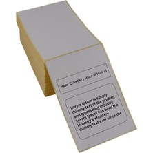 Al Hızlı Al 100MM x 150MM 500 Adetlik Paketlerde Lamine Termal Z Katlama Kargo Etiketi Yazıcı Uyumlu Yüksek Kaliteli Gönderi Etiketi 2
