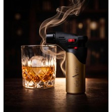 Gigante Premium Pürmüz Çakmak - Viski&amp;kokteyl Tütsüleme,mutfak&amp;hobi Alevli Torch