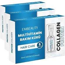 Karşıtı Şok Bakım Saç Vitamini 5li Ampul 3 Paketi