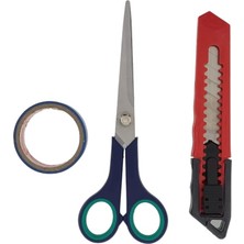 Tek-Iş Maket Bıçağı Makas Izole Bant Seti