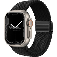 Apple Watch Series Se/11/10/9/8/7/6/5/4/3 ile Uyumlu Kumaş Kordon 46MM/45MM/44MM, Series 10 42MM/41MM/40MM/38MM