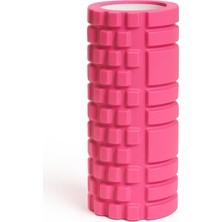 Sunyoga Foam Roller Masaj Rulosu – Yoga, Pilates, Fitness ve Fizyoterapi Için Eva Köpük Masaj Aleti (33X14 Cm) (Pembe)