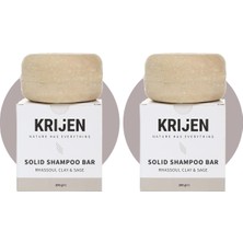 Rhassoul Kili &amp; Adaçayı Katı Şampuan 100 gr (2 Paketi)