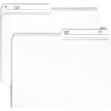 Klasör 1 2-Cut 2 Wendbare Tab Gri Kutu Başına 100 10363