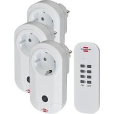 Comfort Line Uzaktan Kumandalı 3 Adet Tekli Priz