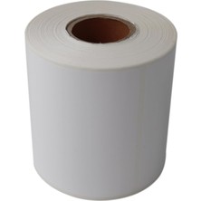 Pp Opak Etiket 100MM x 150MM Ruloda 350 Adet 40MM Kuka Çapında Yırtılmaya Dayanıklı Etiket, Beyaz
