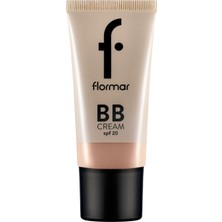 Hafif Yapılı &amp; Yarı Parlak Bitişli SPF20 Nemlendirici Bb Krem