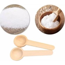 Lı Ahşap Baharatlık - Ölçek Kaşığı - Ahşap Kaşık 7 cm Ahşap