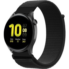Samsung Galaxy Watch 7/6/5/4/fe Serisi (40MM/44MM), Watch 6/4 Classic (47MM/43MM/42MM) ve Samsung Watch 5 Pro (45MM) Için Yumuşak ve Konforlu Hasır 20MM Naylon Kordon