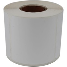 Pp Tyre Etiket 80MM x 80MM Ruloda 400 Adet 40MM Kuka Çapında Yırtılmaya Dayanıklı Kuvvetli Yapışkanlı Etiket