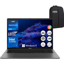 Asus Vivobook S16 S3607VA Core 7 240H 8gb Ram 1tb SSD 16" Wuxga 144 Hz W11 Taşınabilir Bilgisayar