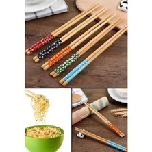 Kullanımlık Bambu Chopstick Erişte Suşi Yemekleri Için Ahşap Yemek Çubukları Kore Çin Tek Kullanımlık Bambu Chopstick Ayrı Ayrı Ambalajlı - 21 cm