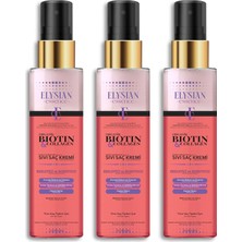 Collagen Sıvı Saç Kremi 3 Lü Set Dökülme Karşıtı Durulanmayan Sprey Hızlı Uzatma Etkili Besleyici ve Koruyucu 150 ml