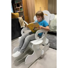 Arion Sandalye |%100 Mdf Kalitesi | Sallanabilir | Beyaz Renk