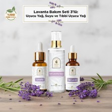 Lavanta Bakım Seti 3'lü | Lavanta Hidrosolü 100 ml + Lavanta Uçucu Yağı 20 ml + Tıbbi Lavanta Uçucu Yağı 10 ml