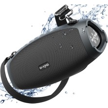 Subwoofer ile Taşınabilir Loud Bluetooth Hoparlör 70W Taşınabilir Açık Hoparlörler Bluetooth Kablosuz Su Geçirmez Üçlü Pasif Radyatörler-Derin Bas Hi-Fi Ses Dsp 42H Güç