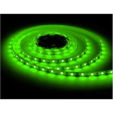 Fully Tek Çipli Iç Mekan Yeşil Silikonsuz 12V Şerit LED 5mt (5 Adet)