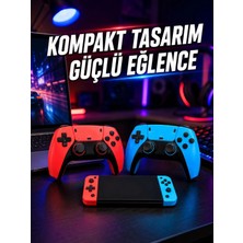 Marsilyan Kablosuz Retro Oyun Konsolu HDMI Tv Bağlantılı Çift Gamepad Seti