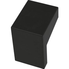 Aynalı Dolap Topuzu, Mat Siyah, 1-1/16 (27MM) Çekmece 10'lu Paket, P40838K-FB-C