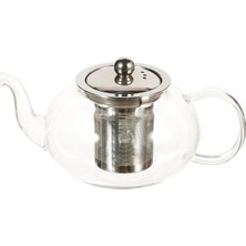 Bitki Çayı Demliği 600 ml - Çelik Süzgeçli Demlik