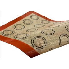 Makkam Home Silikon Pişirme Matı (Mkırmızı, 30 * 40)