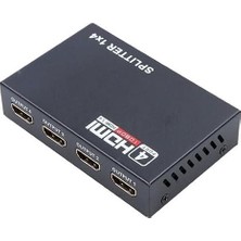 PX-5004 4 Port HDMI Splitter, 1 Giriş 4 Çıkış Adaptörlü HDMI Çoklayıcı, 1080P 2k 4K Fhd 3D Görüntü Dağıtıcı, Pc Laptop Uydu Alıcı Ps5 Xbox Dvr Nvr Tv Box Için Aynı Görüntü Ekran Çoğaltıcı